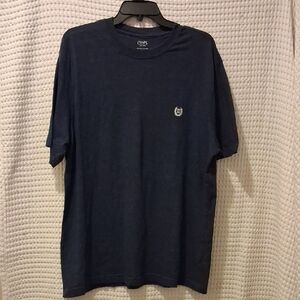 Chaps Mens Dark Blue Short Sleeve Tee Sz XL